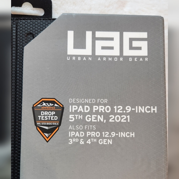 Urban Armor Gear Metropolis Series Black Case for IPad Pro 12.9" 5th Gen New - Picture 4 of 16